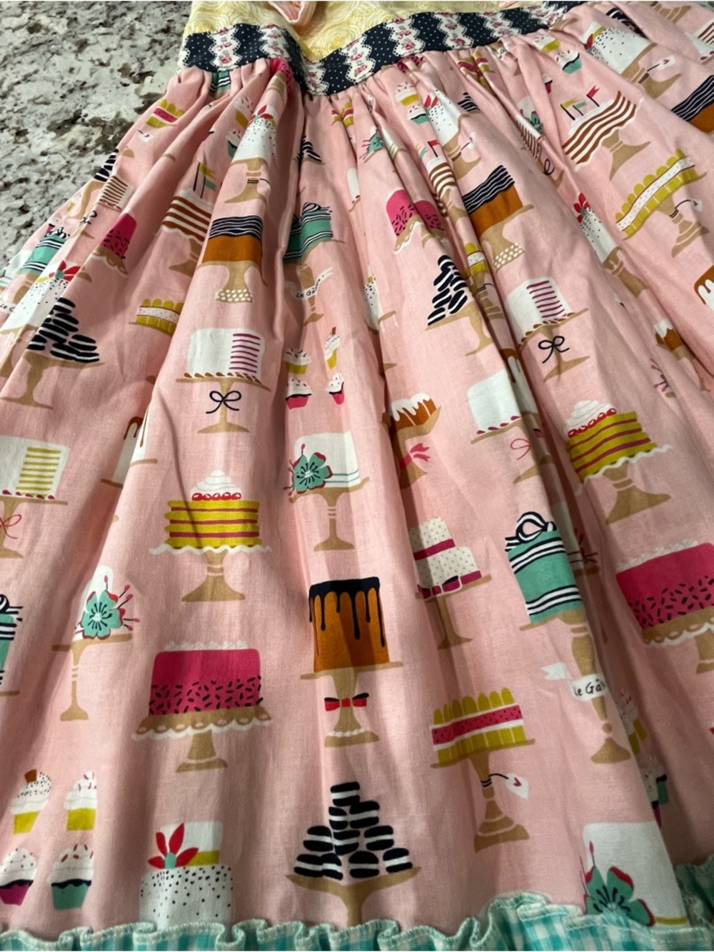 Matilda Jane platinum
Pink Cake-Print Dress with Mint Trim - Picture 2 of 7